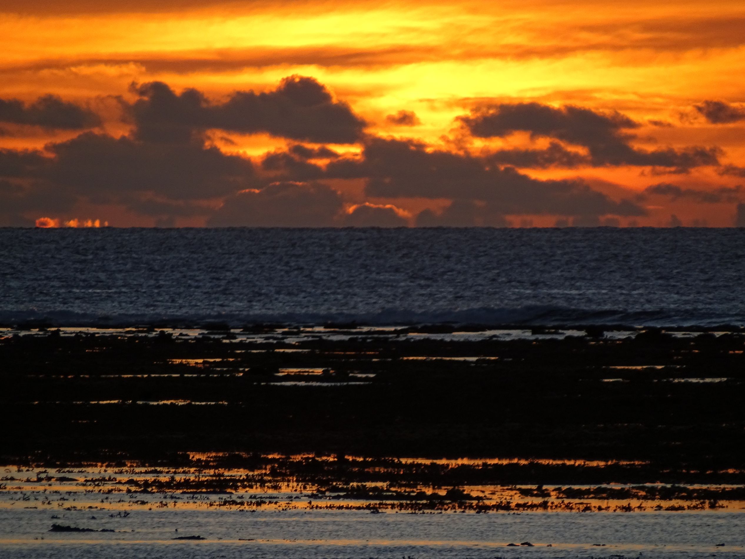 Le Morne low tide sunset
